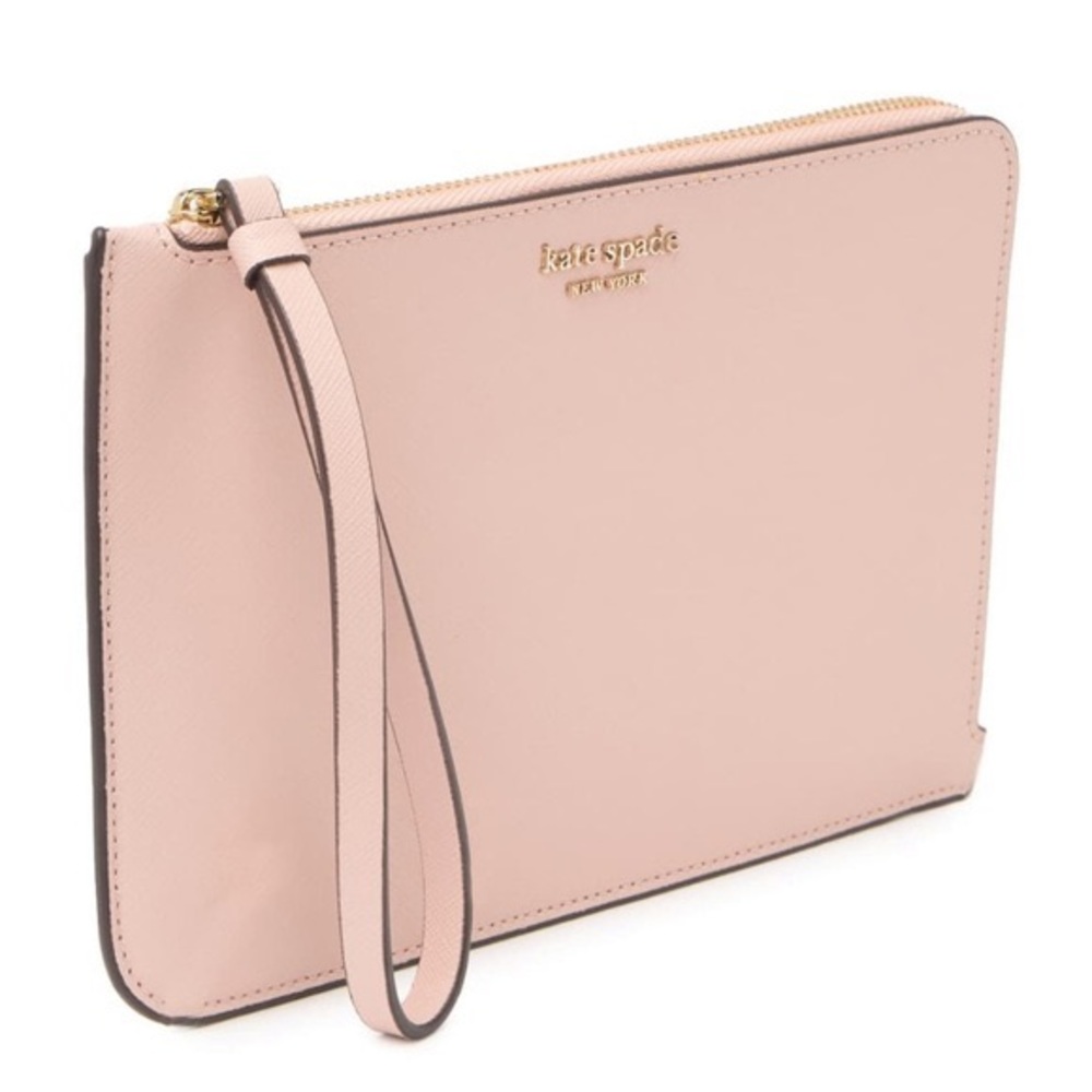 Kate Spade Cameron Medium Wristlet Light Pink NWOT
